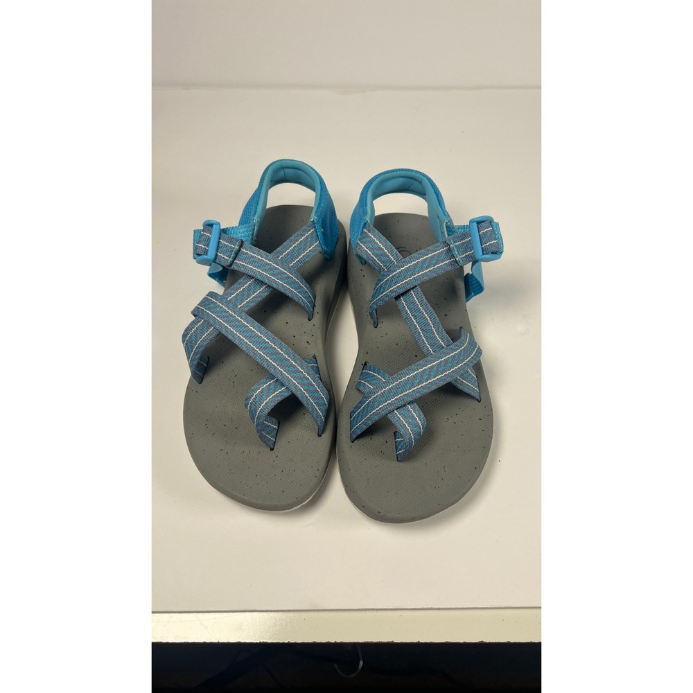 Chaco Women's CushZ  Extra Cushioned Sandals Blue Frond Pacific Size 7